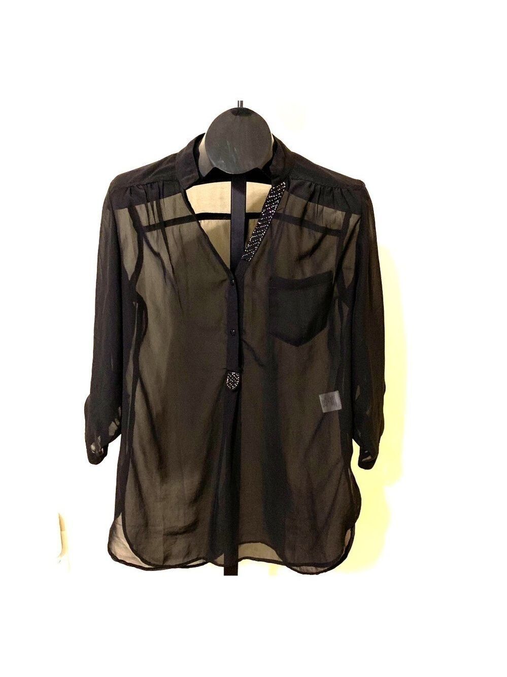 Truth Sheer Sequin Blouse